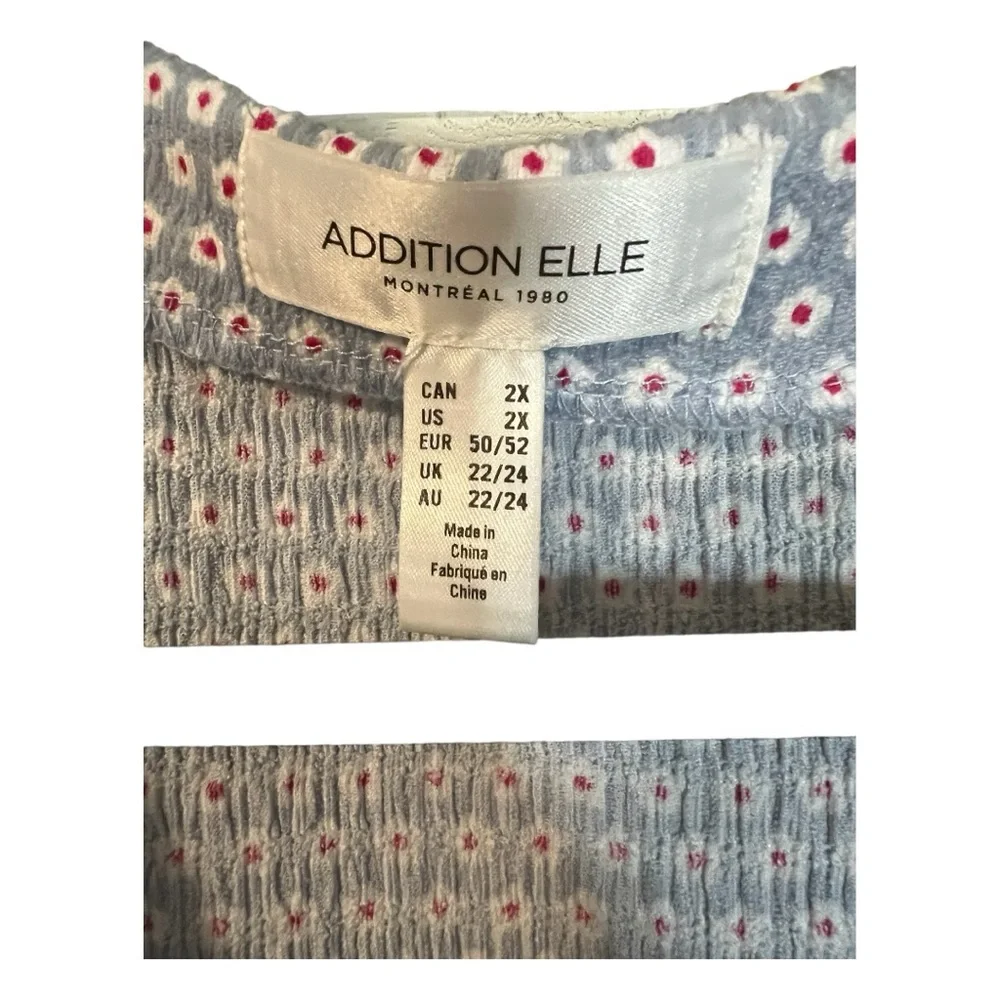 An Addition Elle faux wrap dress in size 2X - Picture 3 of 7